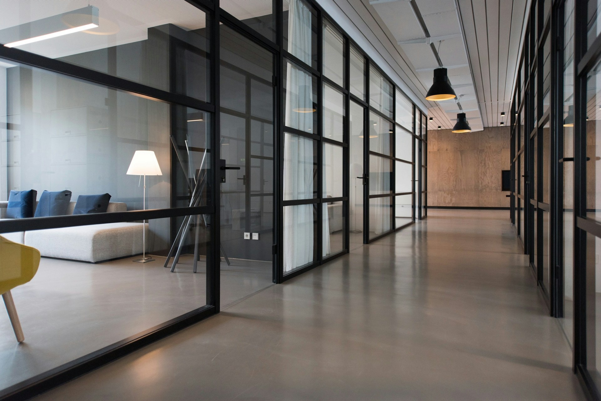 Reception area of the Cogni Stream office on McGill College Avenue in Montreal